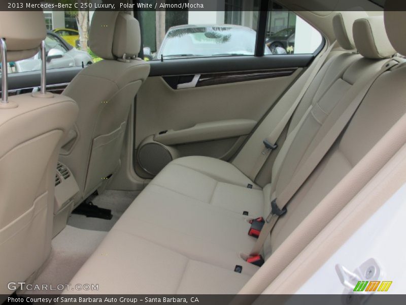 Polar White / Almond/Mocha 2013 Mercedes-Benz C 250 Luxury