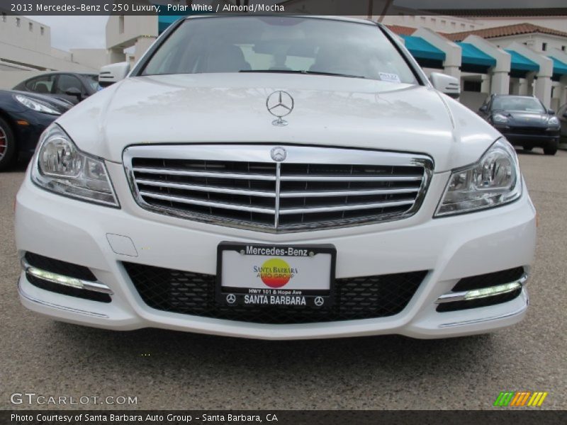 Polar White / Almond/Mocha 2013 Mercedes-Benz C 250 Luxury