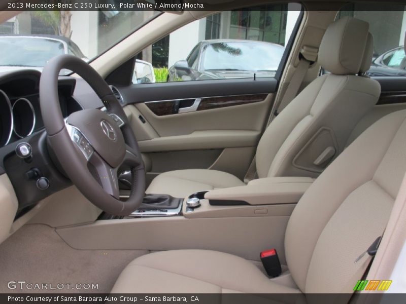 Polar White / Almond/Mocha 2013 Mercedes-Benz C 250 Luxury