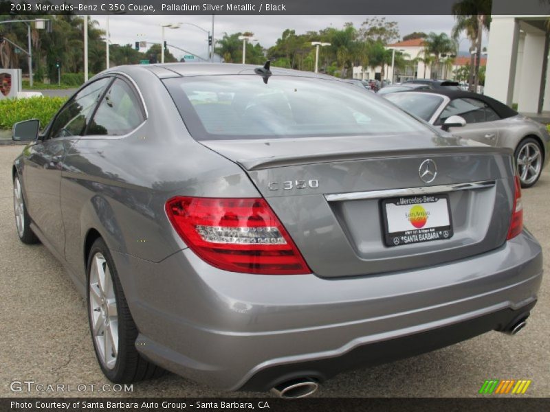 Palladium Silver Metallic / Black 2013 Mercedes-Benz C 350 Coupe