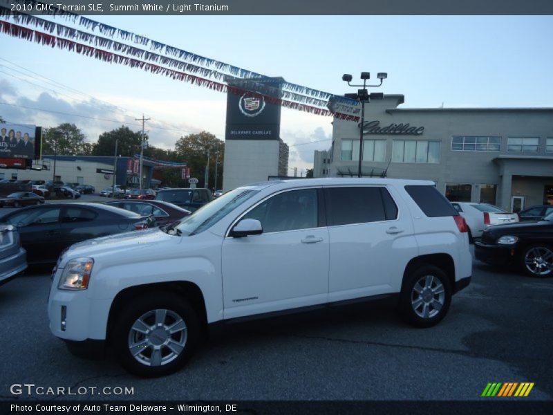 Summit White / Light Titanium 2010 GMC Terrain SLE