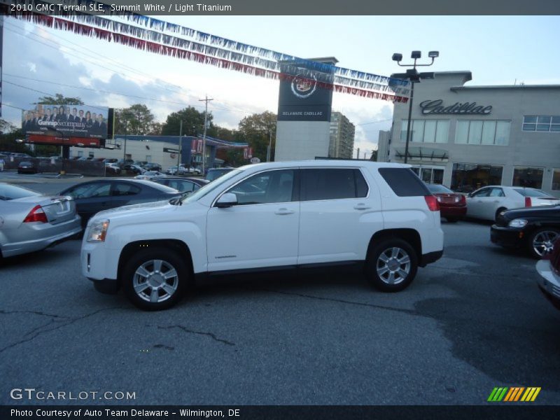 Summit White / Light Titanium 2010 GMC Terrain SLE