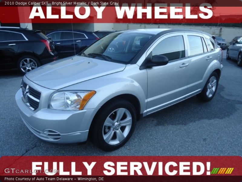 Bright Silver Metallic / Dark Slate Gray 2010 Dodge Caliber SXT