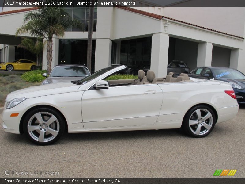 Diamond White Metallic / Almond 2013 Mercedes-Benz E 350 Cabriolet