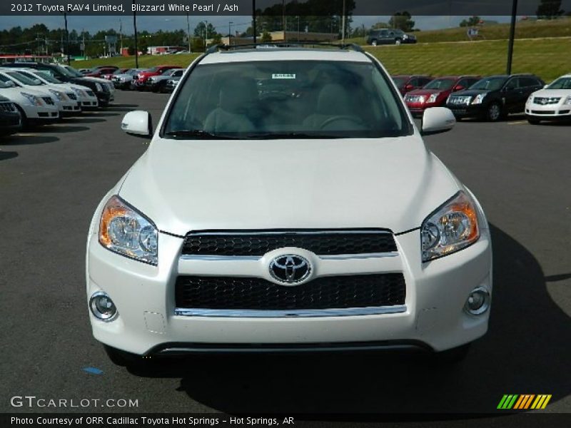 Blizzard White Pearl / Ash 2012 Toyota RAV4 Limited