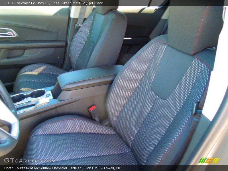 Steel Green Metallic / Jet Black 2013 Chevrolet Equinox LT