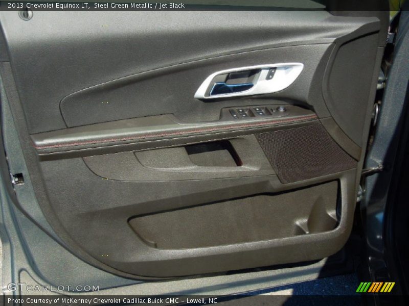 Steel Green Metallic / Jet Black 2013 Chevrolet Equinox LT