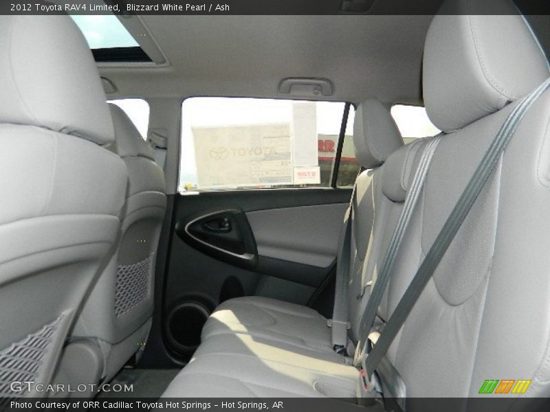 Blizzard White Pearl / Ash 2012 Toyota RAV4 Limited