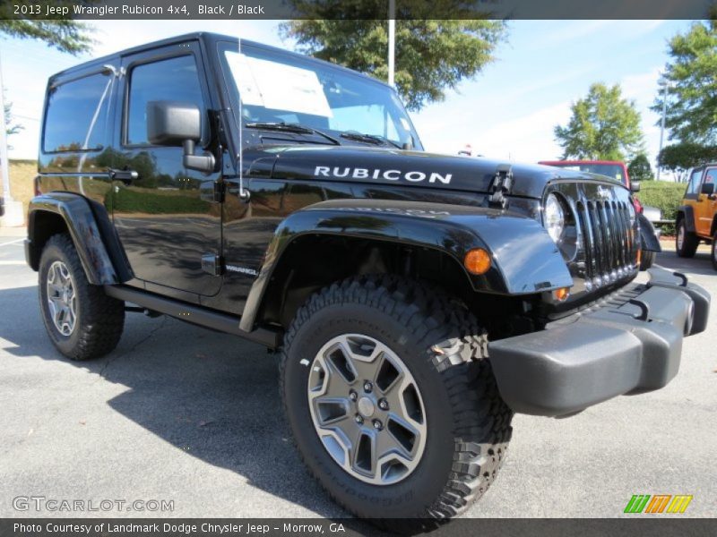 Front 3/4 View of 2013 Wrangler Rubicon 4x4