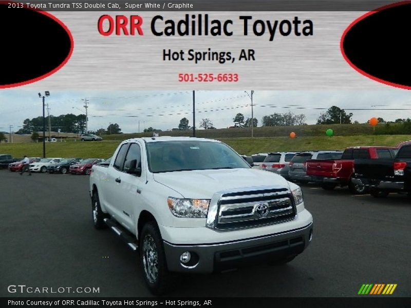 Super White / Graphite 2013 Toyota Tundra TSS Double Cab