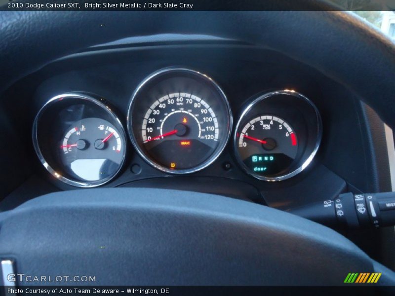 Bright Silver Metallic / Dark Slate Gray 2010 Dodge Caliber SXT