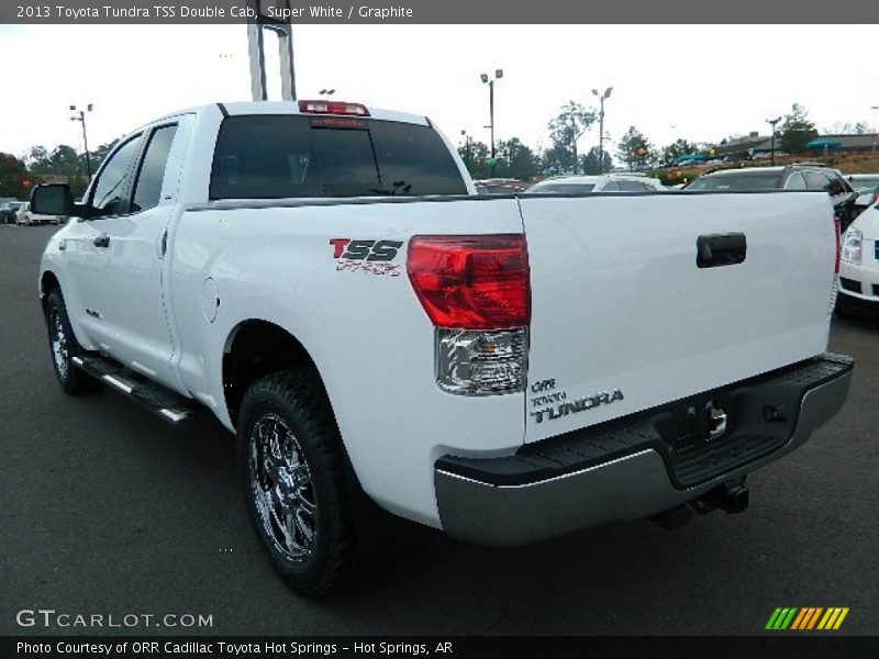 Super White / Graphite 2013 Toyota Tundra TSS Double Cab