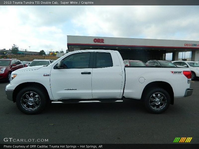 Super White / Graphite 2013 Toyota Tundra TSS Double Cab