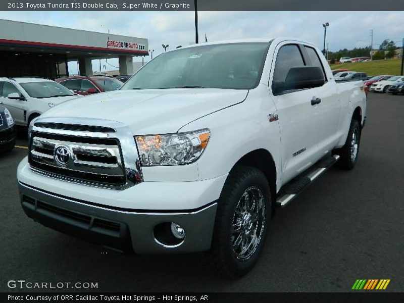 Super White / Graphite 2013 Toyota Tundra TSS Double Cab