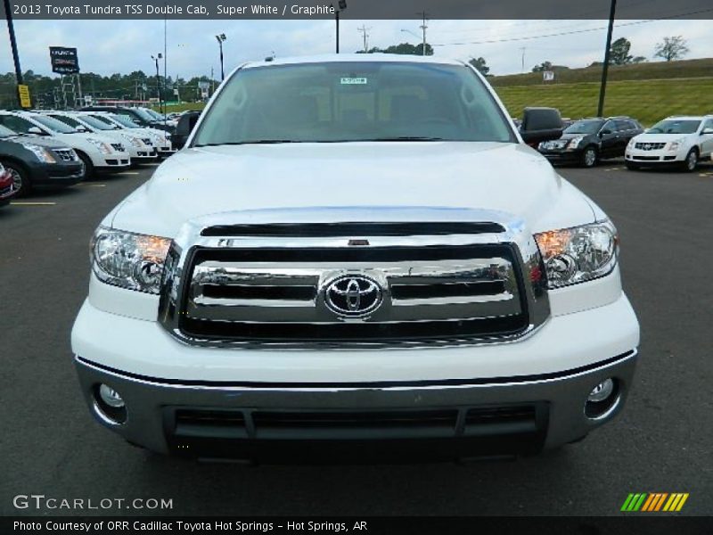 Super White / Graphite 2013 Toyota Tundra TSS Double Cab