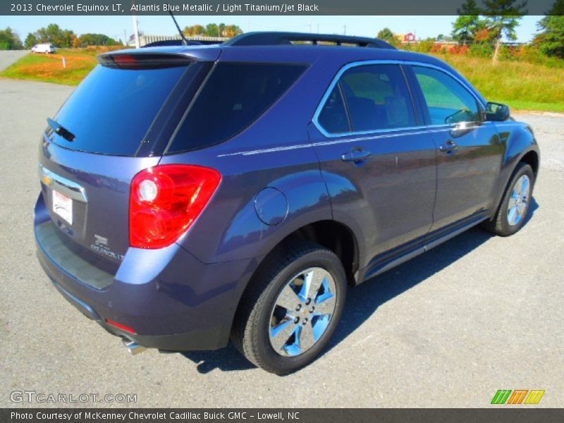 Atlantis Blue Metallic / Light Titanium/Jet Black 2013 Chevrolet Equinox LT