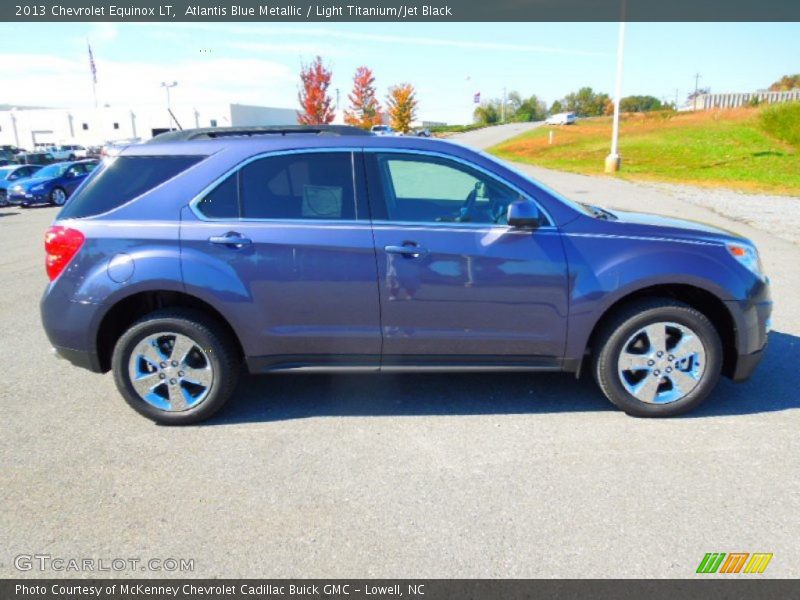 Atlantis Blue Metallic / Light Titanium/Jet Black 2013 Chevrolet Equinox LT