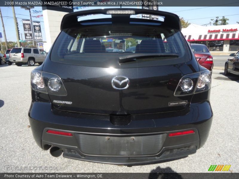Black Mica / MAZDASPEED Gray/Black 2008 Mazda MAZDA3 MAZDASPEED Grand Touring