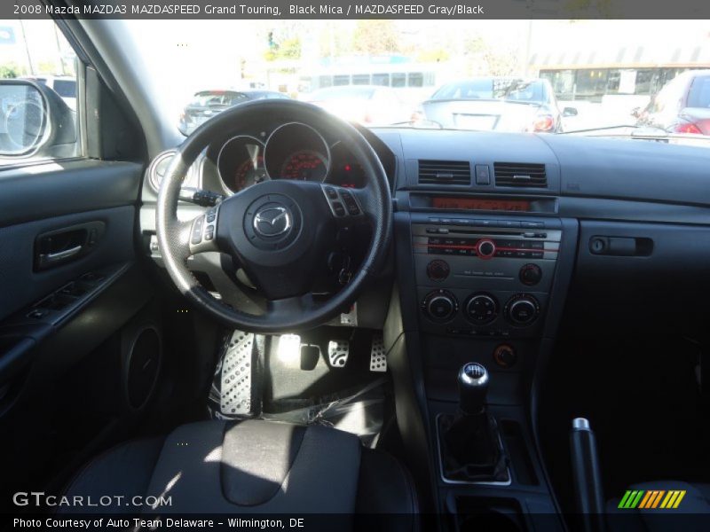 Black Mica / MAZDASPEED Gray/Black 2008 Mazda MAZDA3 MAZDASPEED Grand Touring