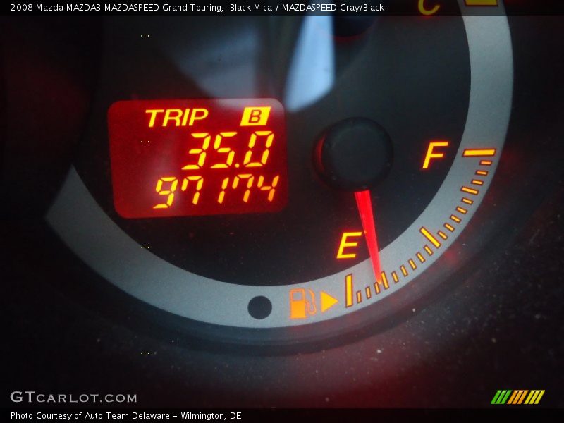 Black Mica / MAZDASPEED Gray/Black 2008 Mazda MAZDA3 MAZDASPEED Grand Touring