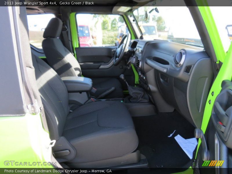 Gecko Green / Black 2013 Jeep Wrangler Sport 4x4