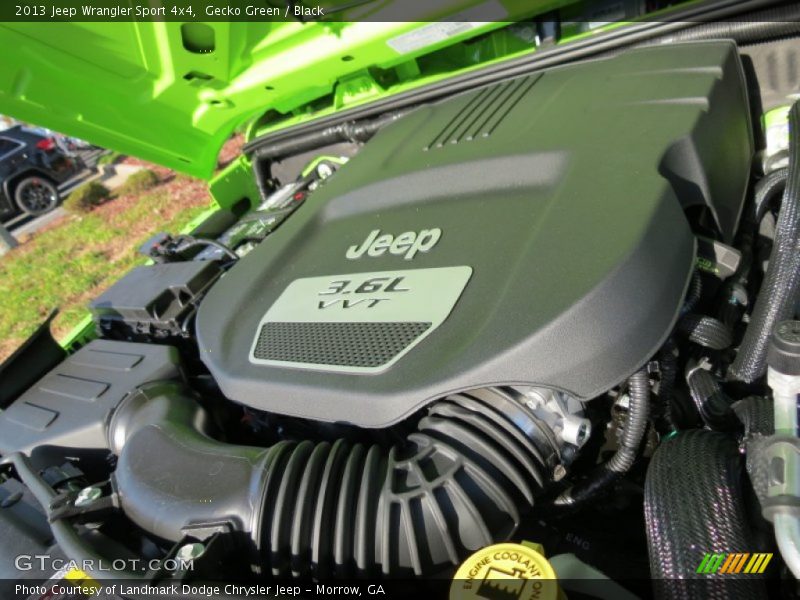  2013 Wrangler Sport 4x4 Engine - 3.6 Liter DOHC 24-Valve VVT Pentastar V6