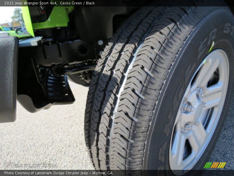 Gecko Green / Black 2013 Jeep Wrangler Sport 4x4