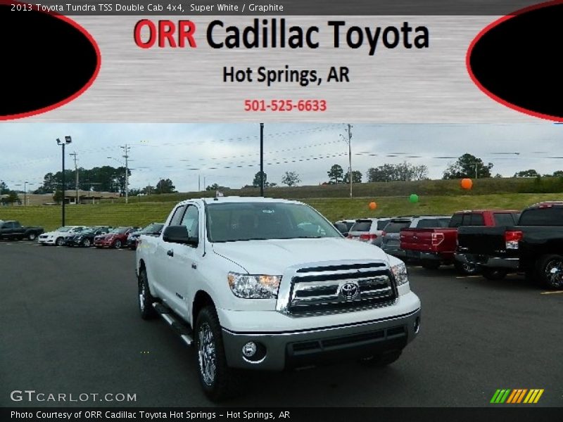 Super White / Graphite 2013 Toyota Tundra TSS Double Cab 4x4