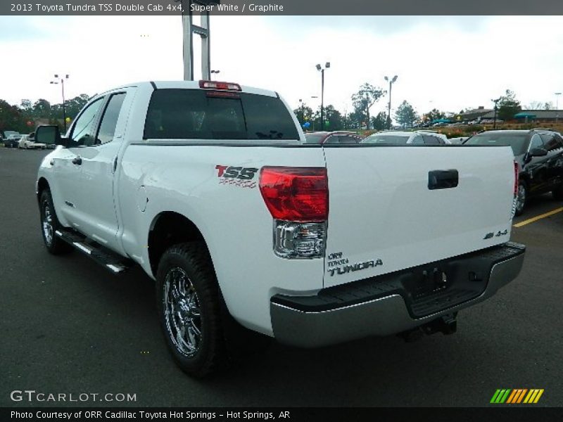 Super White / Graphite 2013 Toyota Tundra TSS Double Cab 4x4