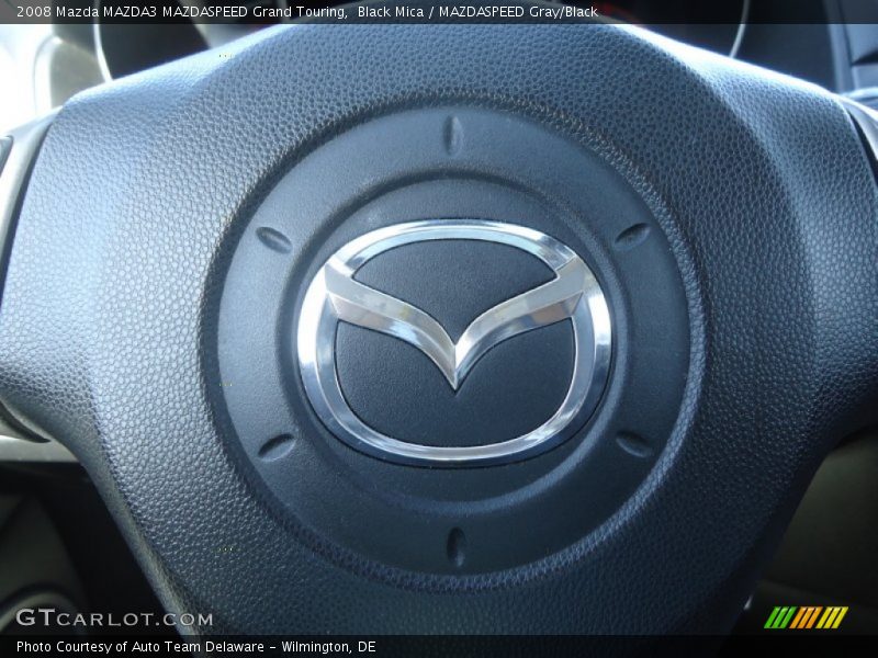 Black Mica / MAZDASPEED Gray/Black 2008 Mazda MAZDA3 MAZDASPEED Grand Touring