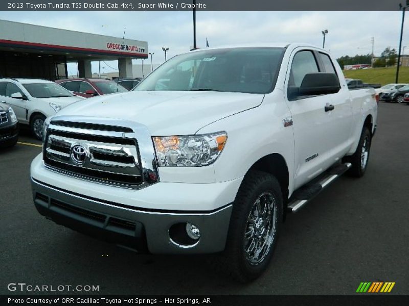 Super White / Graphite 2013 Toyota Tundra TSS Double Cab 4x4