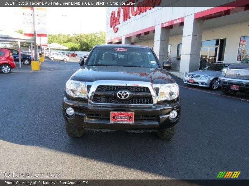 Black / Graphite Gray 2011 Toyota Tacoma V6 PreRunner Double Cab