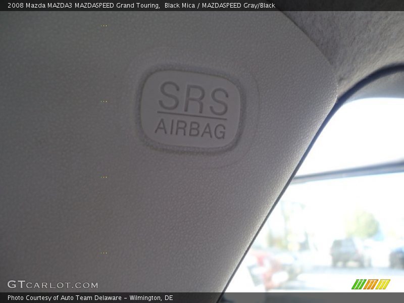 Black Mica / MAZDASPEED Gray/Black 2008 Mazda MAZDA3 MAZDASPEED Grand Touring