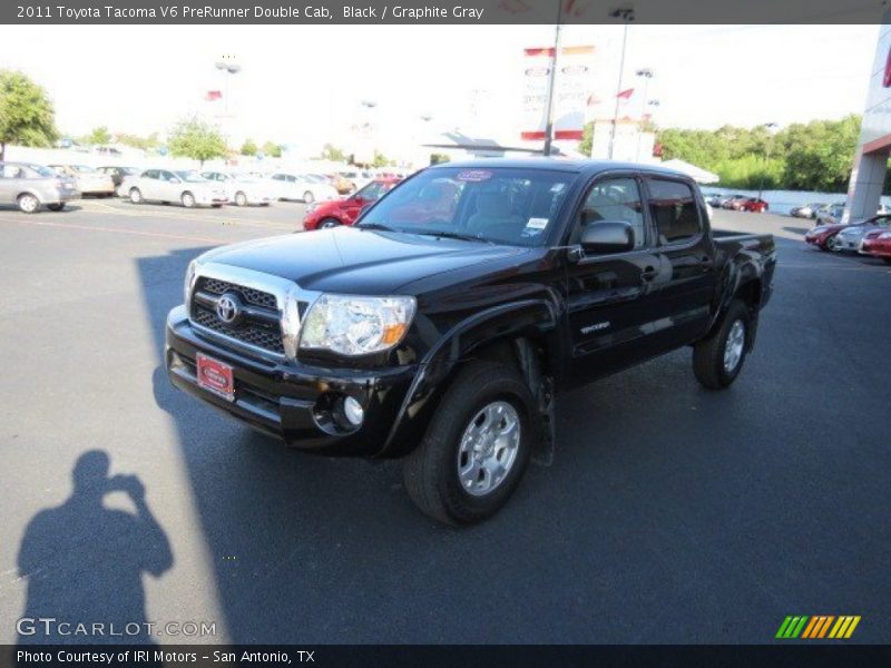 Black / Graphite Gray 2011 Toyota Tacoma V6 PreRunner Double Cab