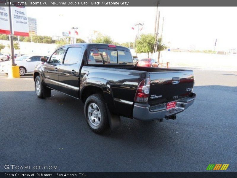 Black / Graphite Gray 2011 Toyota Tacoma V6 PreRunner Double Cab