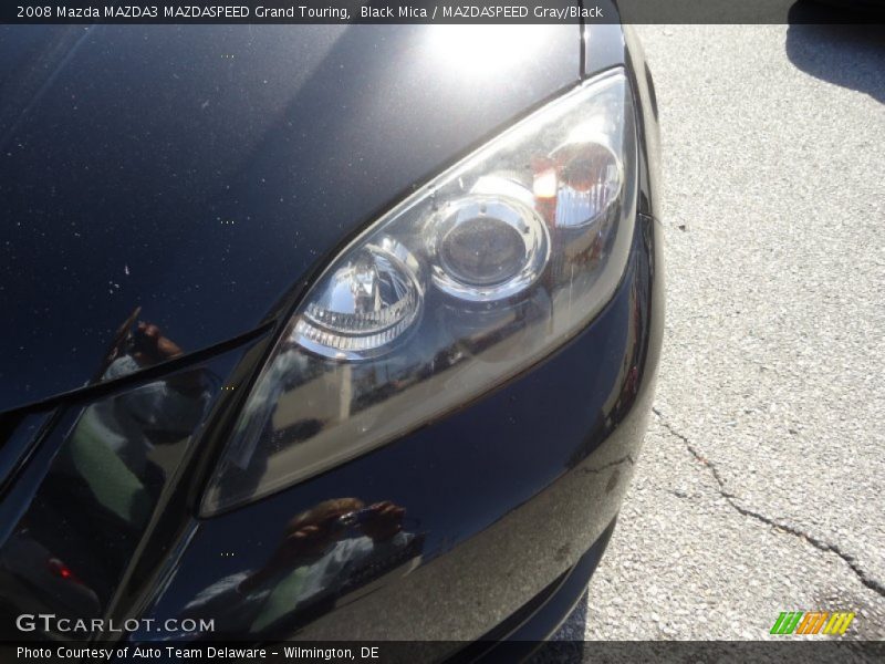 Black Mica / MAZDASPEED Gray/Black 2008 Mazda MAZDA3 MAZDASPEED Grand Touring