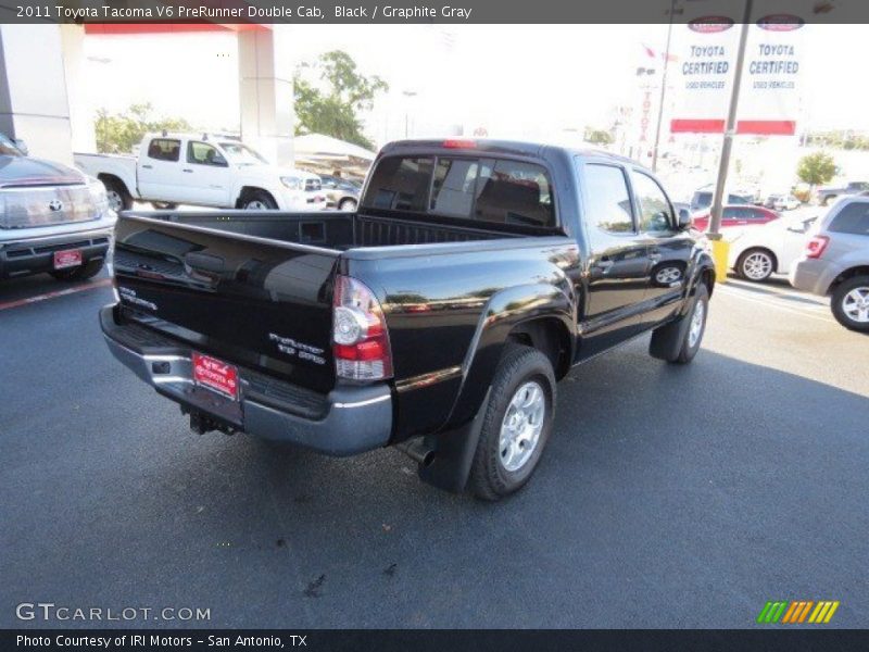 Black / Graphite Gray 2011 Toyota Tacoma V6 PreRunner Double Cab