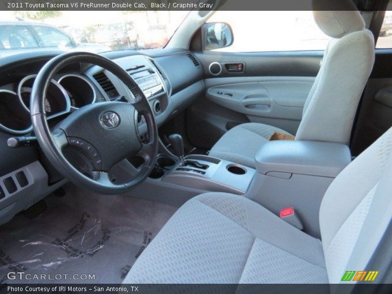Black / Graphite Gray 2011 Toyota Tacoma V6 PreRunner Double Cab