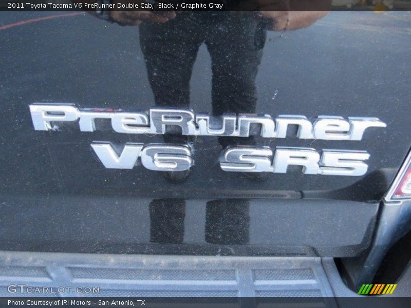Black / Graphite Gray 2011 Toyota Tacoma V6 PreRunner Double Cab