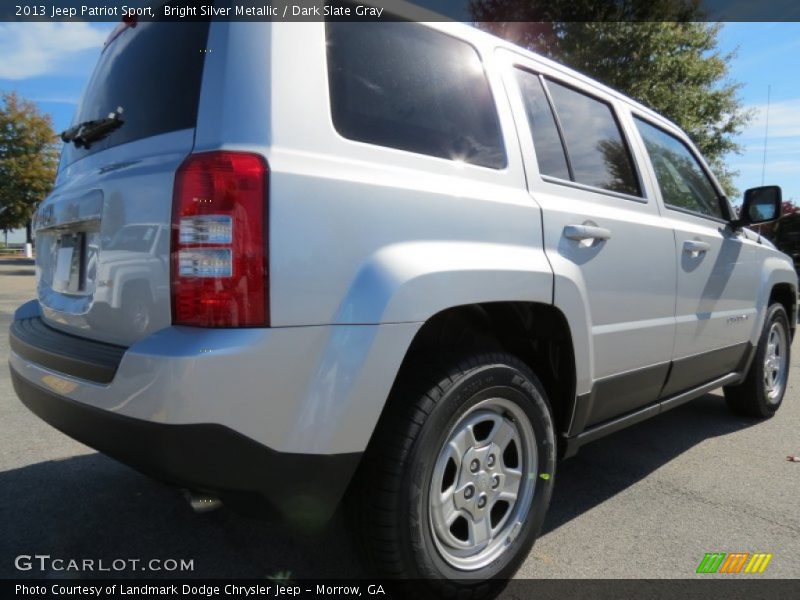 Bright Silver Metallic / Dark Slate Gray 2013 Jeep Patriot Sport
