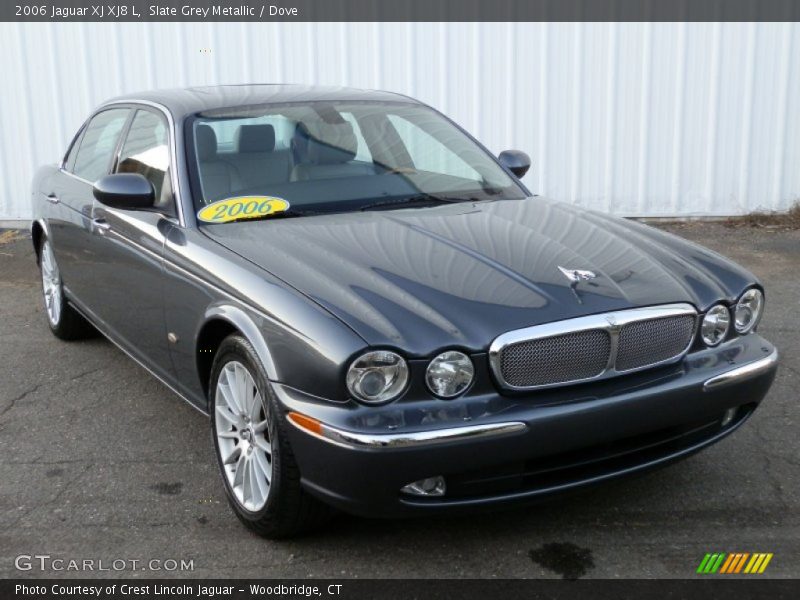 Slate Grey Metallic / Dove 2006 Jaguar XJ XJ8 L