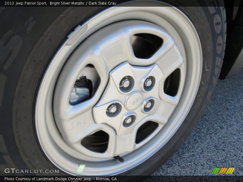 Bright Silver Metallic / Dark Slate Gray 2013 Jeep Patriot Sport
