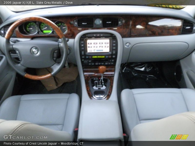 Slate Grey Metallic / Dove 2006 Jaguar XJ XJ8 L