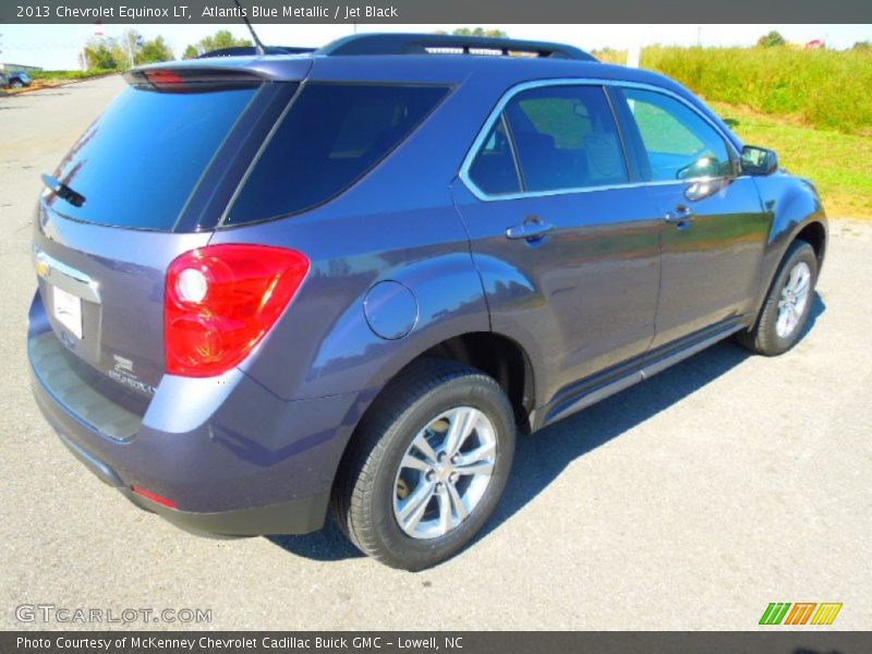 Atlantis Blue Metallic / Jet Black 2013 Chevrolet Equinox LT