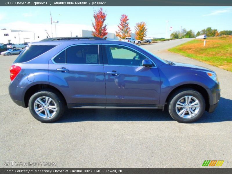 Atlantis Blue Metallic / Jet Black 2013 Chevrolet Equinox LT
