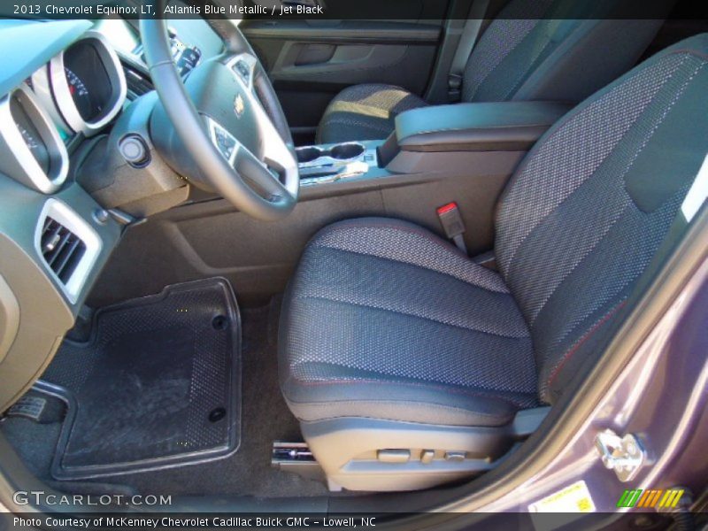 Atlantis Blue Metallic / Jet Black 2013 Chevrolet Equinox LT