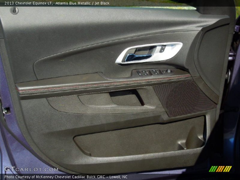 Atlantis Blue Metallic / Jet Black 2013 Chevrolet Equinox LT