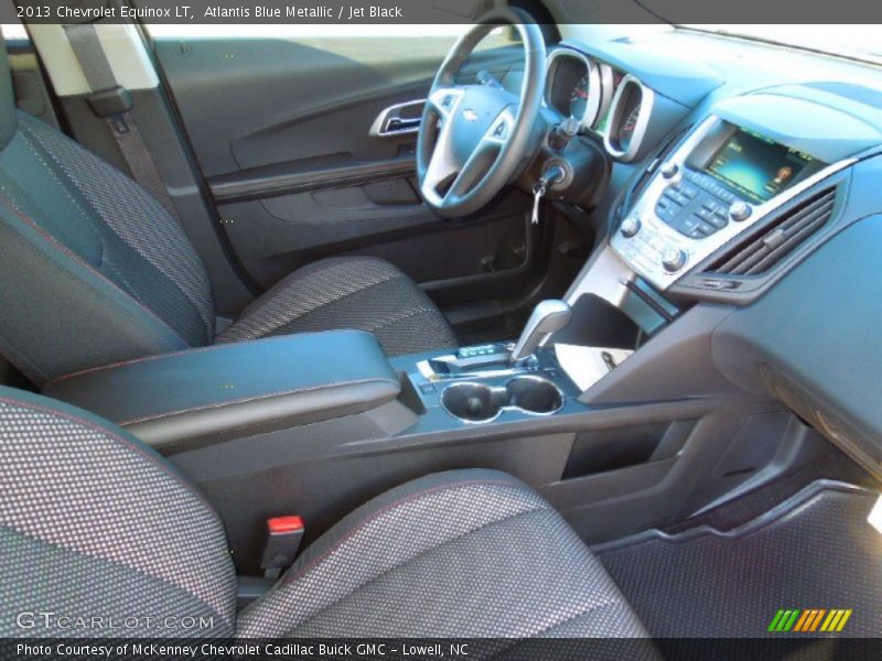 Atlantis Blue Metallic / Jet Black 2013 Chevrolet Equinox LT