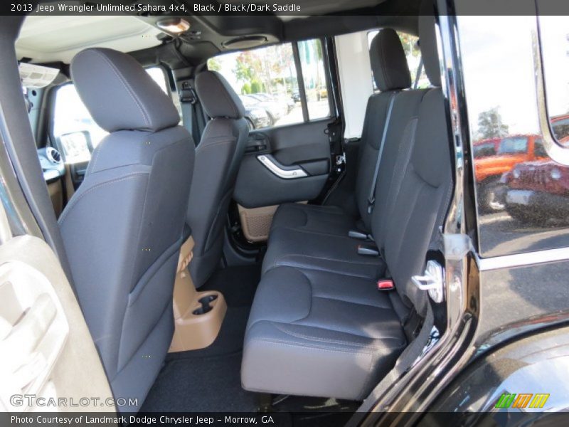 Black / Black/Dark Saddle 2013 Jeep Wrangler Unlimited Sahara 4x4