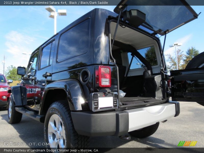 Black / Black/Dark Saddle 2013 Jeep Wrangler Unlimited Sahara 4x4